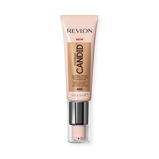 Revlon PhotoReady Candid Natural Finish Foundation, 400 Macadamia, 0.75 Fl Oz