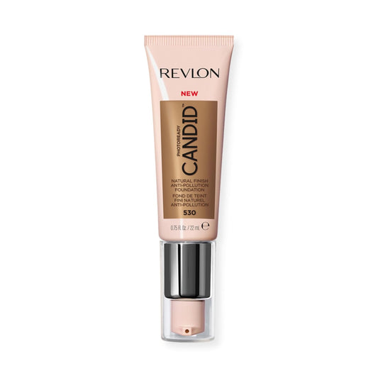 Revlon PhotoReady Candid Natural Finish Foundation, 530 Pecan, 0.75 Fl Oz