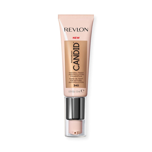 Revlon PhotoReady Candid Natural Finish Foundation, 340 True Beige, 0.75 Fl Oz