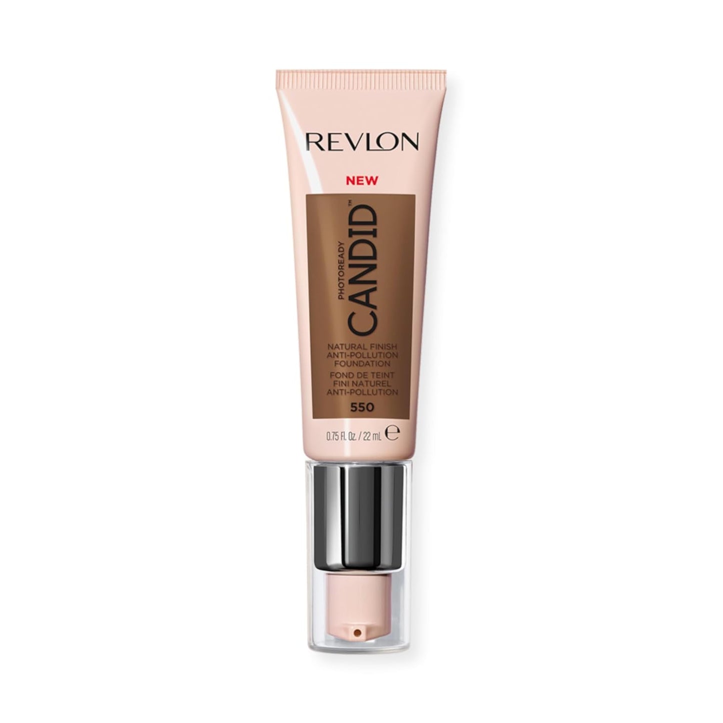 Revlon PhotoReady Candid Natural Finish Foundation, 550 Mocha, 0.75 Fl Oz