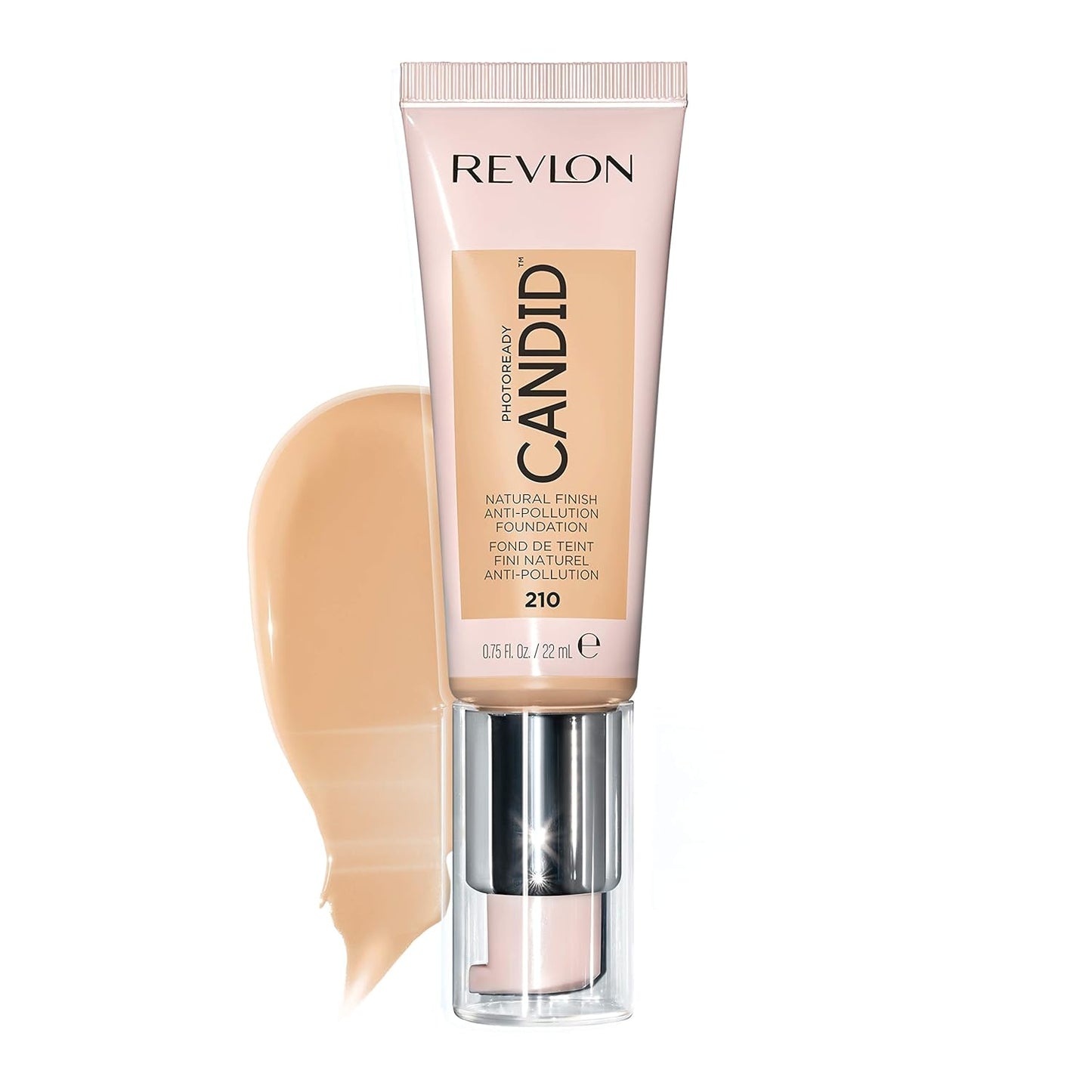 Revlon PhotoReady Candid Natural Finish Foundation, 210 Natural Ochre, 0.75 Fl Oz