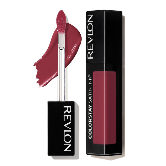 Revlon ColorStay Satin Ink Liquid Lipstick, with Black Currant Seed Oil, 005 Silky Sienna, 0.17 Fl Oz