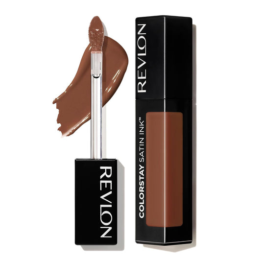 Revlon ColorStay Satin Ink Liquid Lipstick, with Black Currant Seed Oil, 003 In So Deep, 0.17 Fl Oz