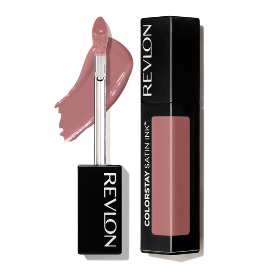 Revlon ColorStay Satin Ink Liquid Lipstick, with Black Currant Seed Oil, 007 Partner in Crime, 0.17 Fl Oz