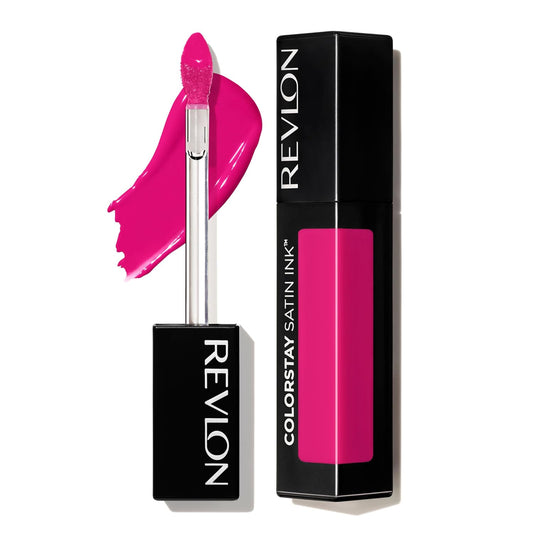 Revlon ColorStay Satin Ink Liquid Lipstick, with Black Currant Seed Oil, 012 Seal the Deal, 0.17 Fl Oz