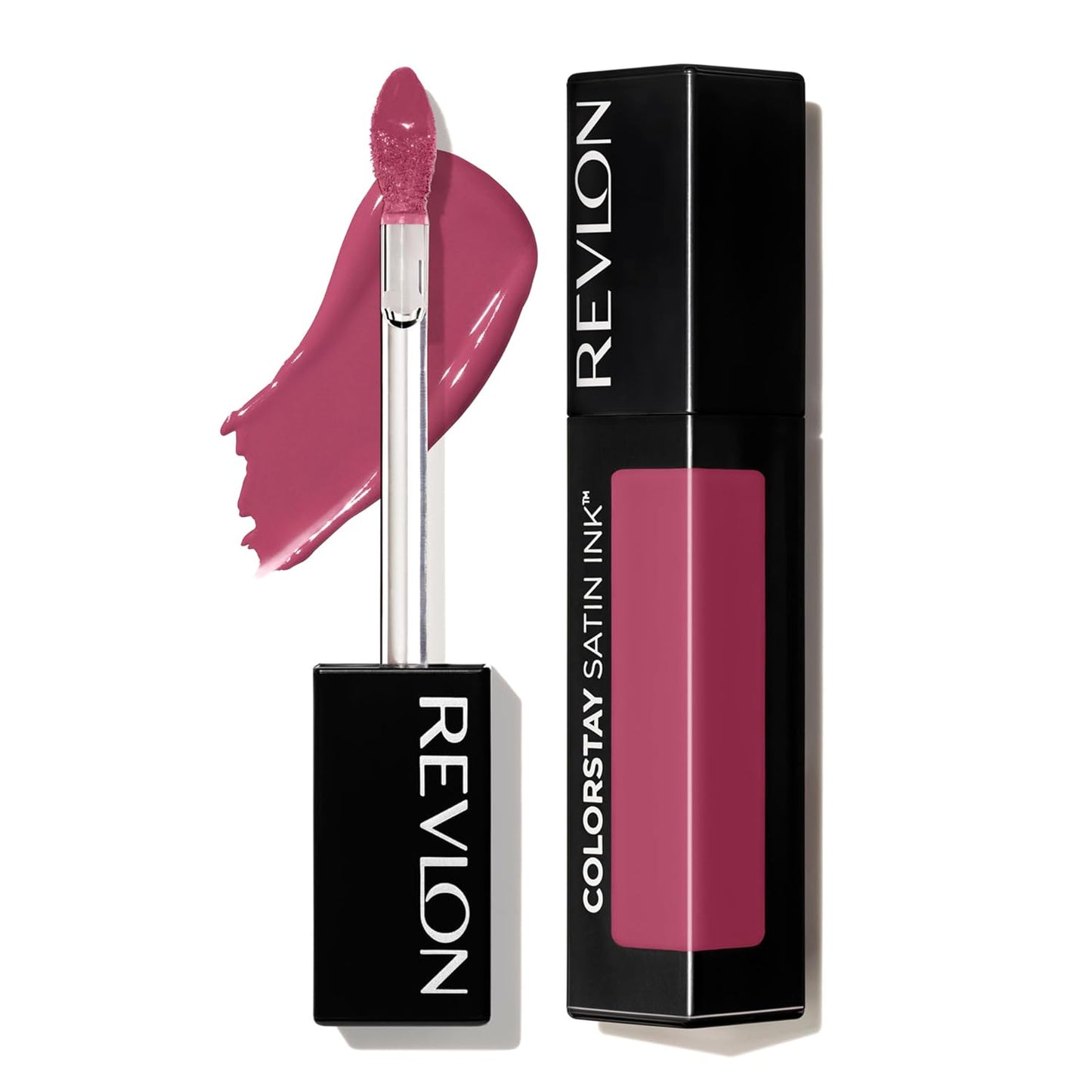 Revlon ColorStay Satin Ink Liquid Lipstick, with Black Currant Seed Oil, 010 Your Majesty, 0.17 Fl Oz