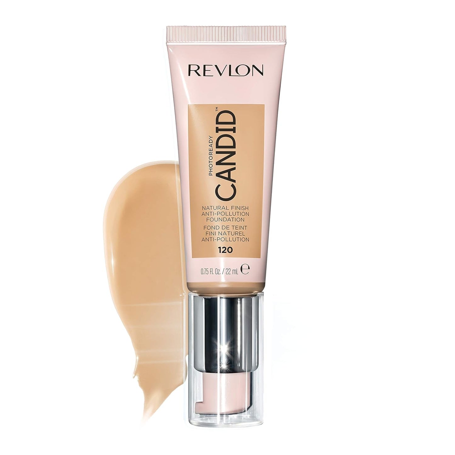 Revlon PhotoReady Candid Natural Finish Foundation, 120 Buff, 0.75 Fl Oz