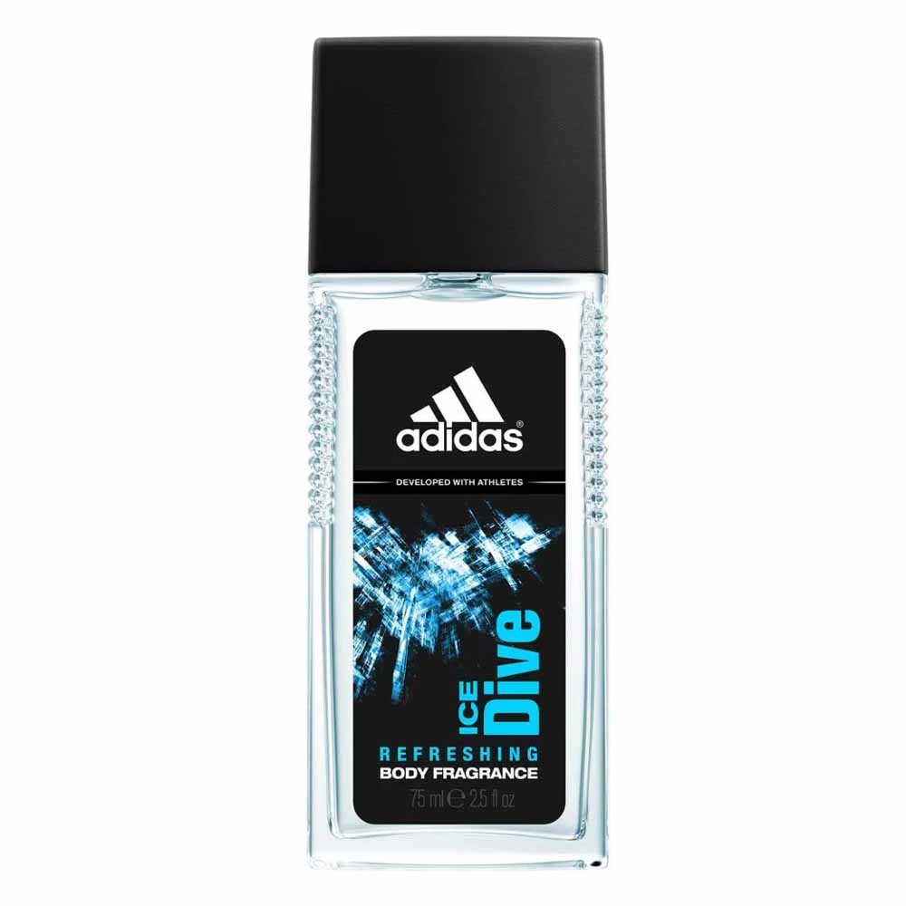 Adidas Ice Dive Refreshing for Men Body Fragrance, 2.5 Fl Oz