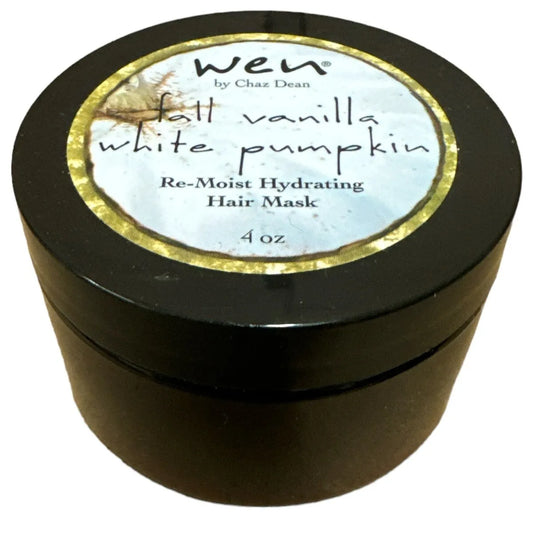 WEN by Chaz Dean Fall Vanilla White Pumpkin Re-Moist Hydrating Hair Mask Treatment, 4oz